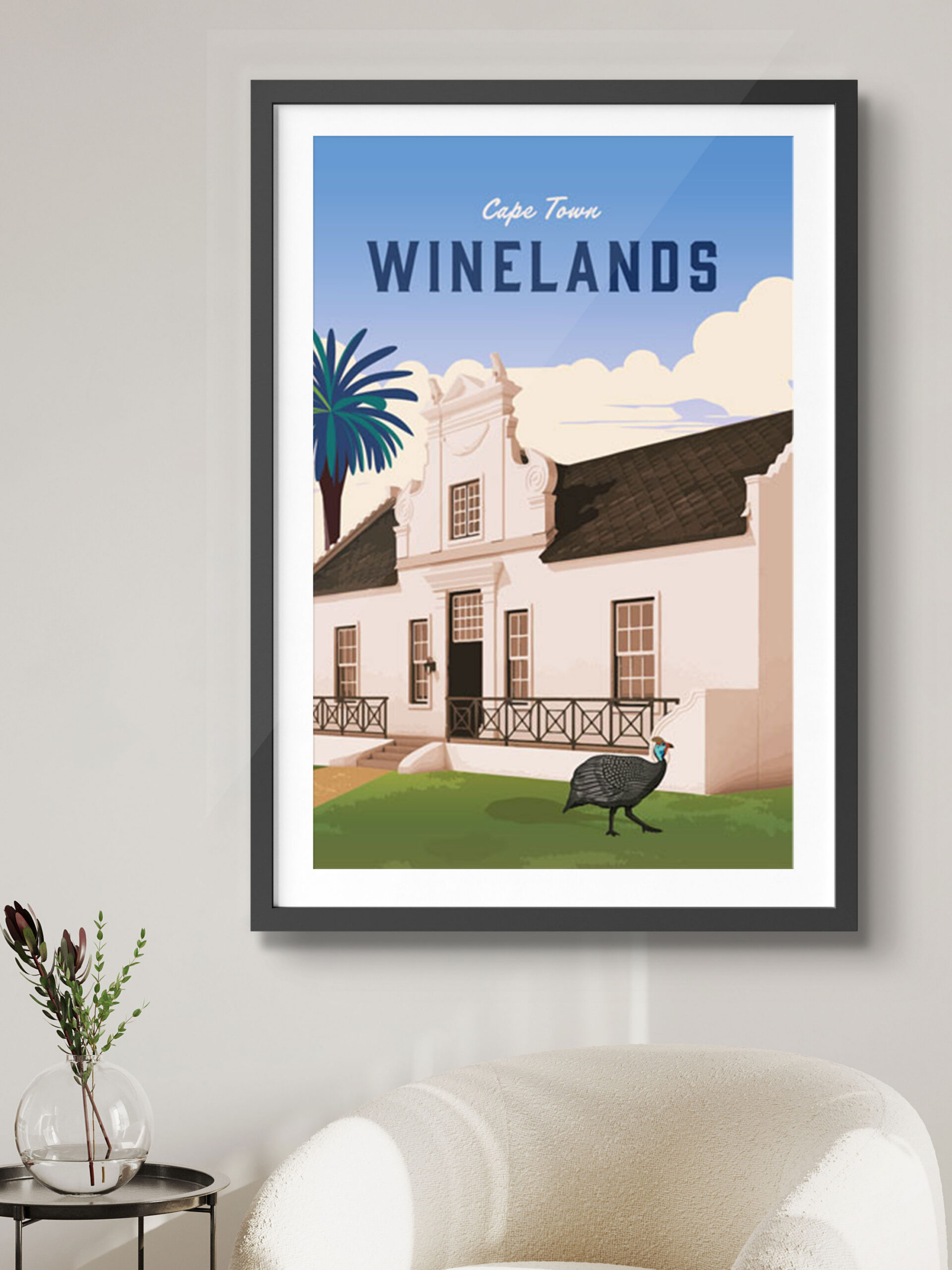 Cape Town Winelands Poster - South African Posters - Image 2