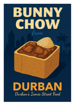 South African Food Durban Bunny Chow poster