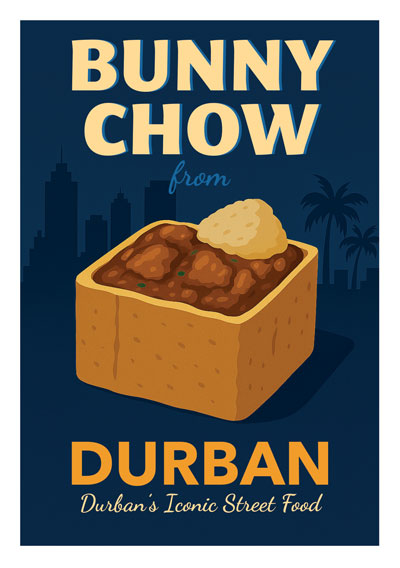 South African Food Durban Bunny Chow poster