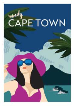 Windy Cape Town - South African Poster