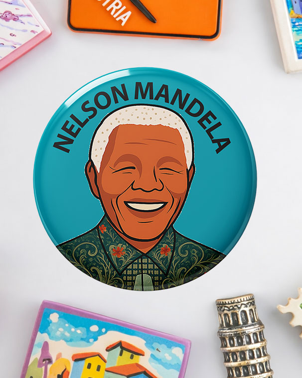 Nelson Mandela - South African Fridge Magnet