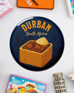 South African Fridge Magnet – Bunny Chow Durban
