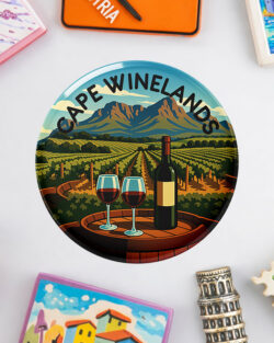 South African Fridge Magnet – Cape Winelands