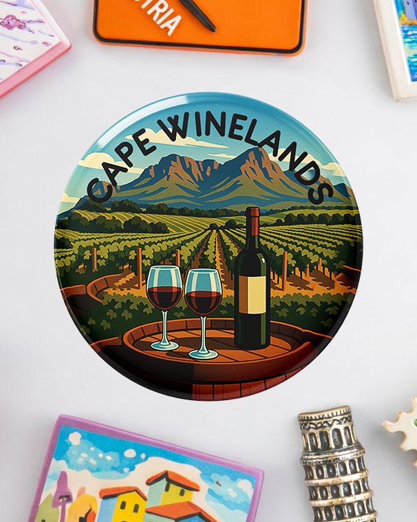 Cape Winelands - South African Fridge Magnet