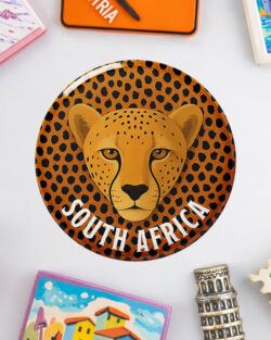 Cheetah - South African Fridge Magnet