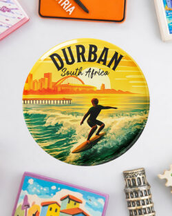 Durban Surfing - South African Fridge Magnet
