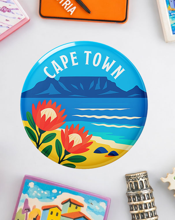 Cape Town Table View - South African Fridge Magnet