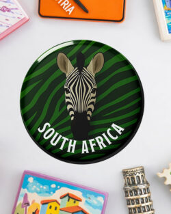 South African Fridge Magnet – Zebra